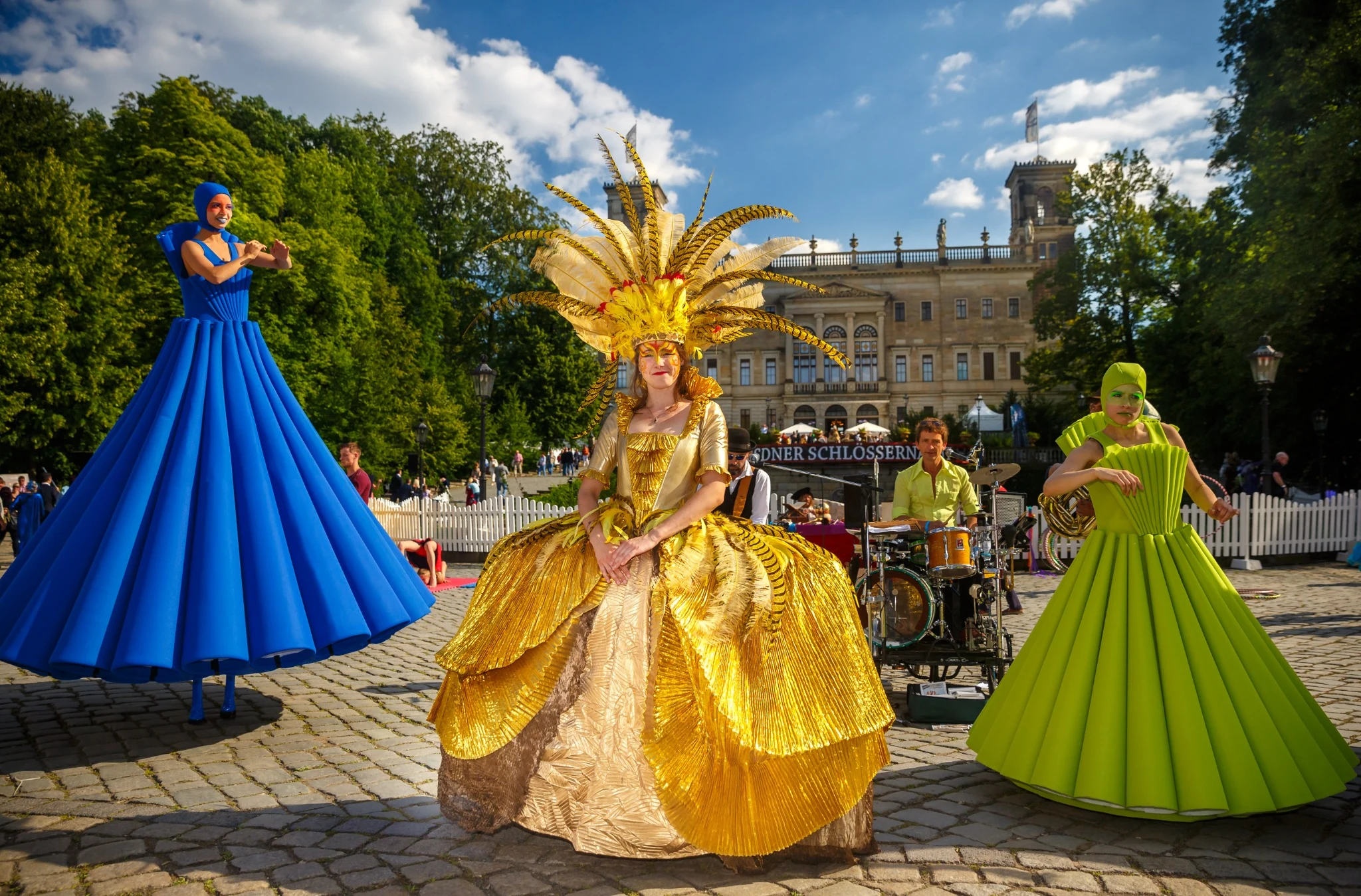 Farbstarke Eventfotografie bei der Dresdner Schlössernacht