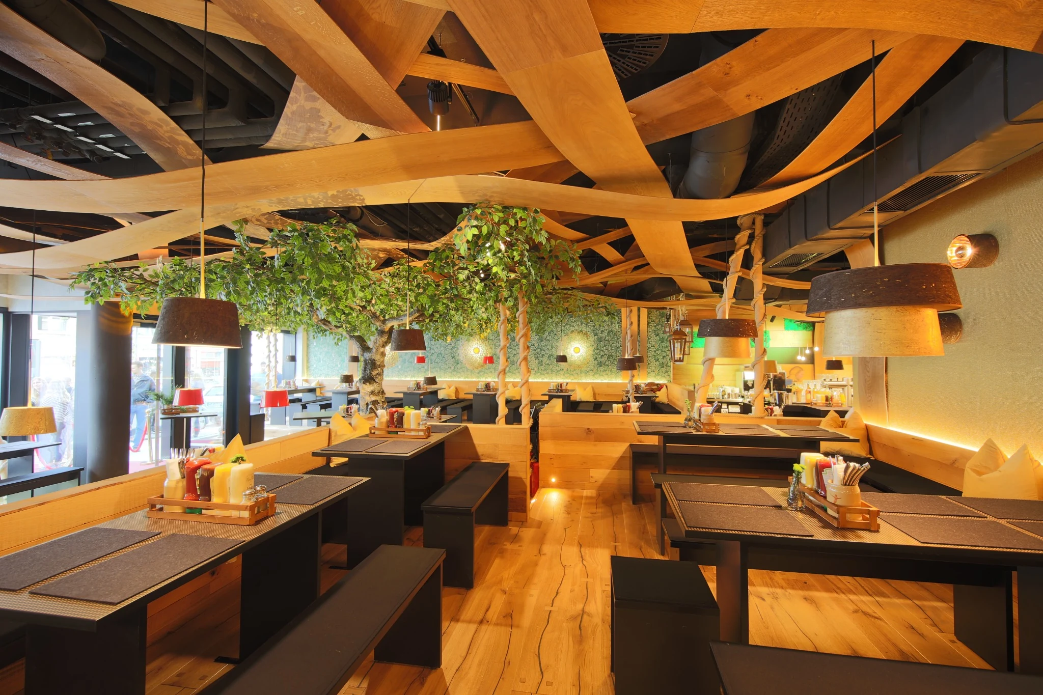Hochwertige Interiorfotografie eines Gastronomiekonzepts