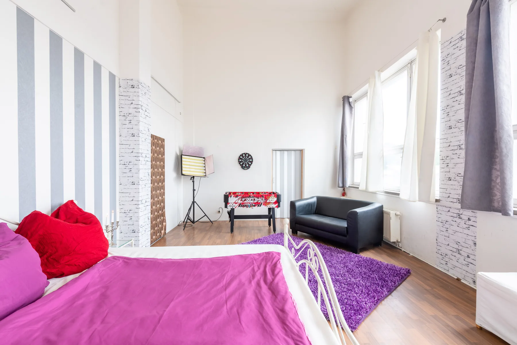 Bright furnished bedroom set